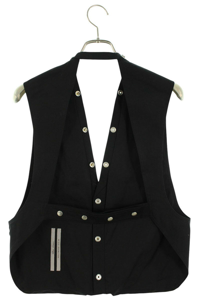 Rick Owens 25SS E 09 Cargo Vest Black Size 46