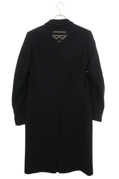 Dries Van Noten 16AW Embroidered Wool Chester Coat Black Size 46