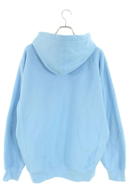 Supreme 19AW Bandana Box Logo Hooded Sweatshirt Blue Size XL