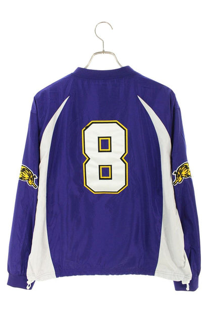 Supreme Front Logo Long Sleeve T-Shirt Purple Size S