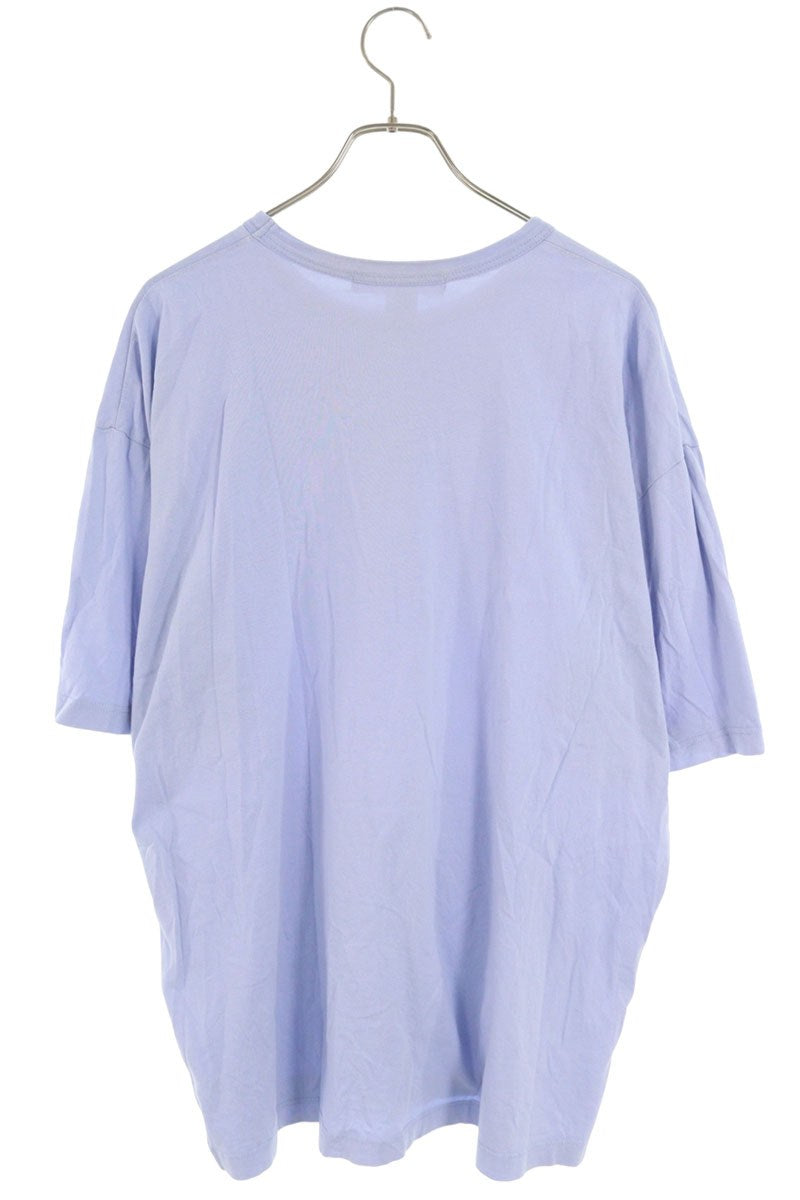 Comme des Garcons Logo Print T-Shirt Blue Size XL