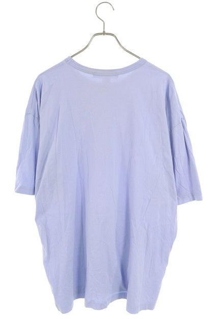 Comme des Garcons Logo Print T-Shirt Blue Size XL