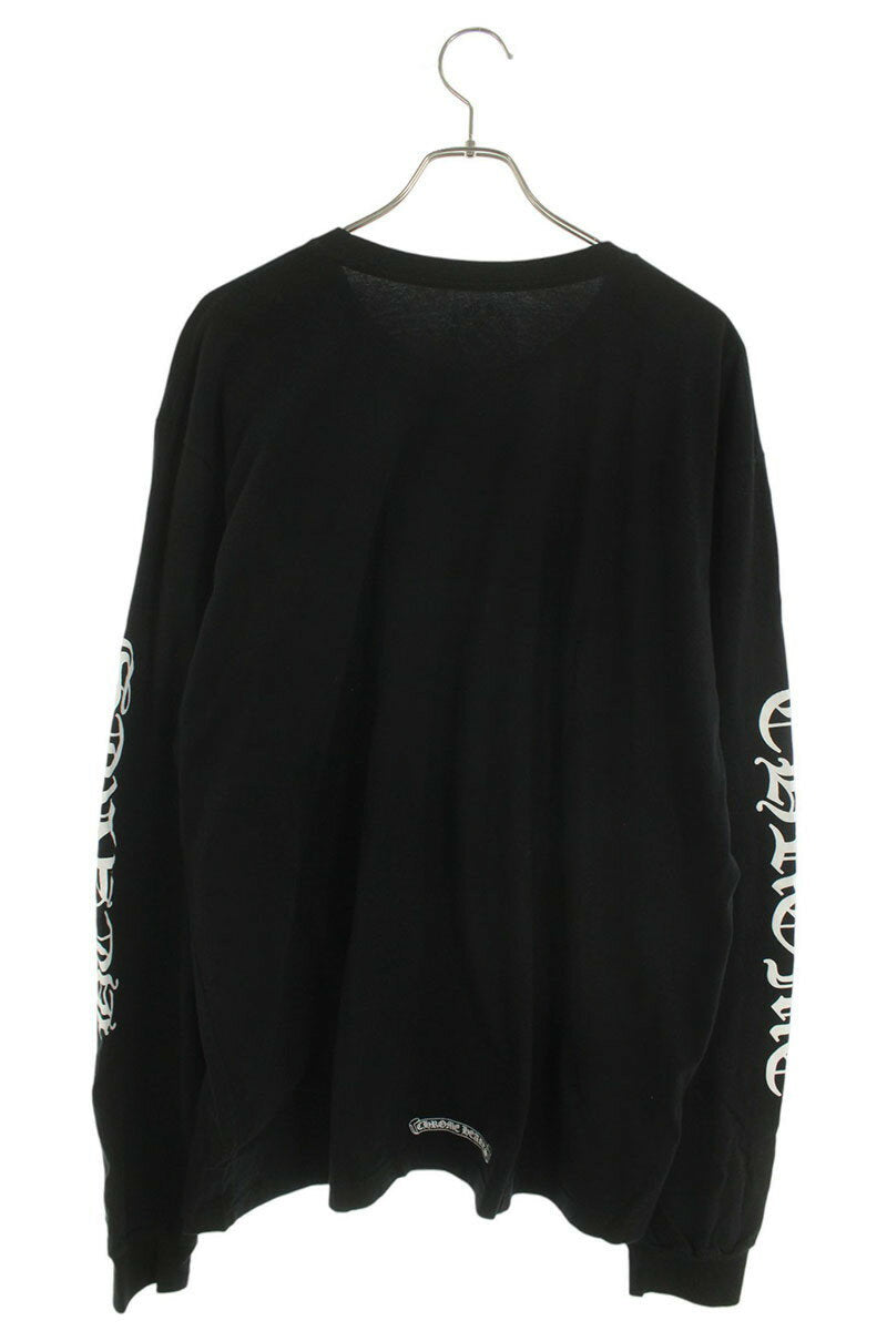 Chrome Hearts Neck Logo Print Long Sleeve Tee Multi Size XXL