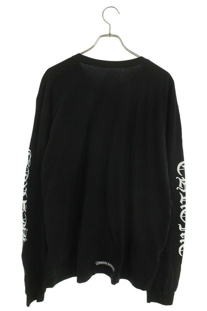 Chrome Hearts Neck Logo Print Long Sleeve Tee Multi Size XXL