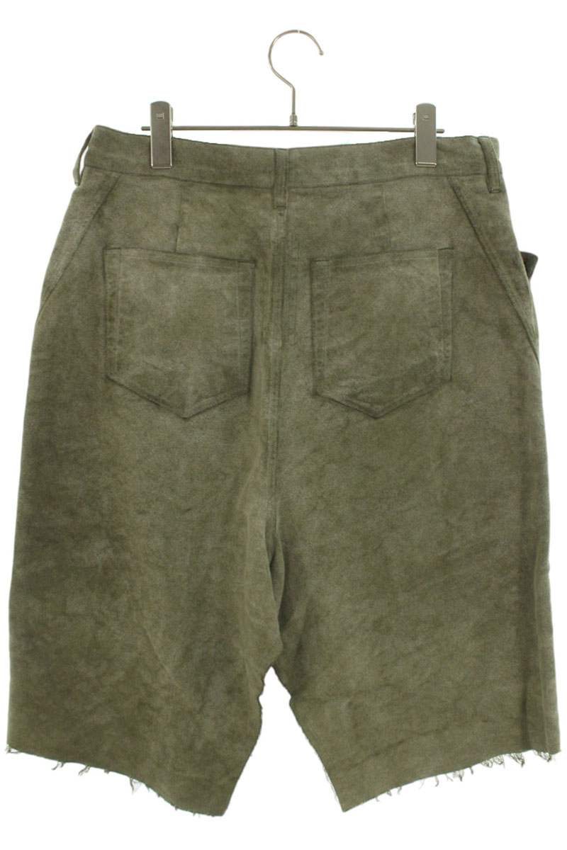 DRKSHDW Size 32 khaki cotton flannel skirt shorts Green US 32