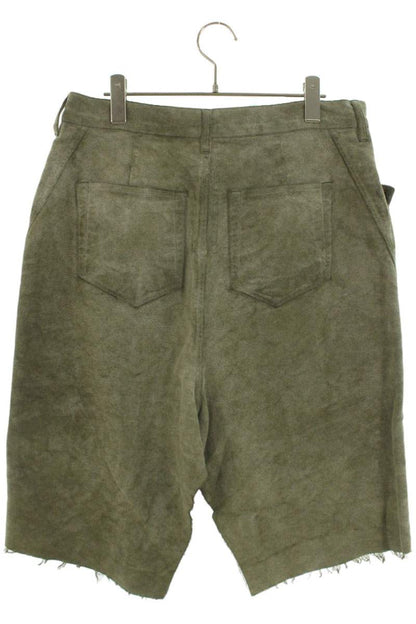 DRKSHDW Size 32 khaki cotton flannel skirt shorts Green US 32