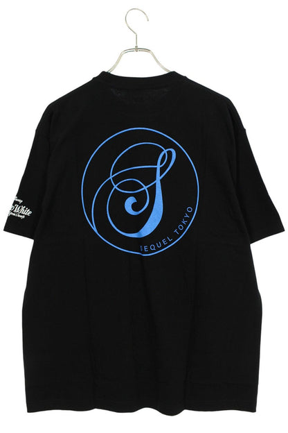 SEQUEL 24AW Print T-Shirt Black Size L