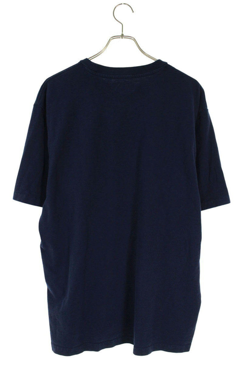 Supreme 23AW Collegiate S S Top College Logo T-Shirt Blue x Yellow Size L