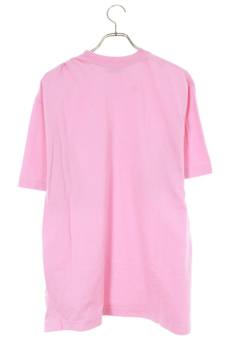 Balenciaga BEBE Rhinestone Oversized T-Shirt Pink Size S