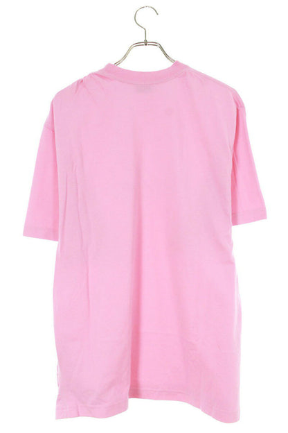 Balenciaga BEBE Rhinestone Oversized T-Shirt Pink Size S