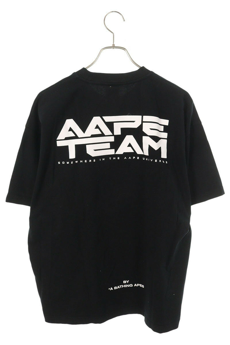 Vintage Bape Tops - A BATHING APE Embossed Logo Print T-Shirt Black Size XL - Authentic Archive