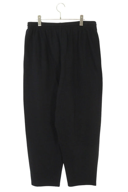 Balenciaga Logo Patch Wide Long Pants Black Size S