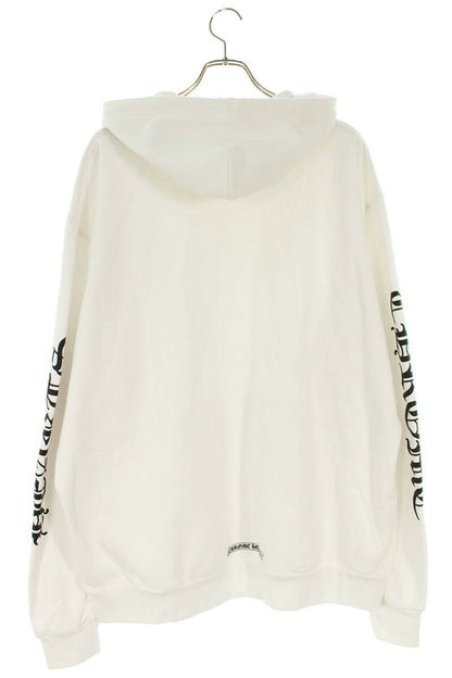Chrome Hearts SWTSHRT HD PLVR Pullover Logo Print Hoodie White x Silver Size XL
