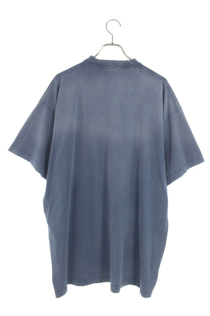 Balenciaga 24SS Logo Oversized T-Shirt Blue Size 2