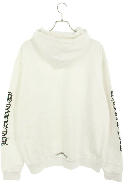 Chrome Hearts SWTSHRT PLVR Logo Print Pullover Hoodie White Size L