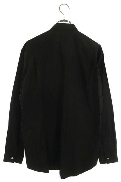Comme des Garcons x Chrome Hearts Leather Long Sleeve Shirt Black Size M