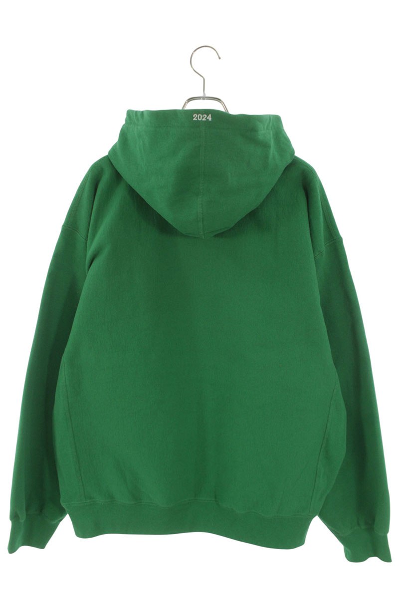 Supreme 24AW Box Logo Hooded Sweatshirt Green Size XL