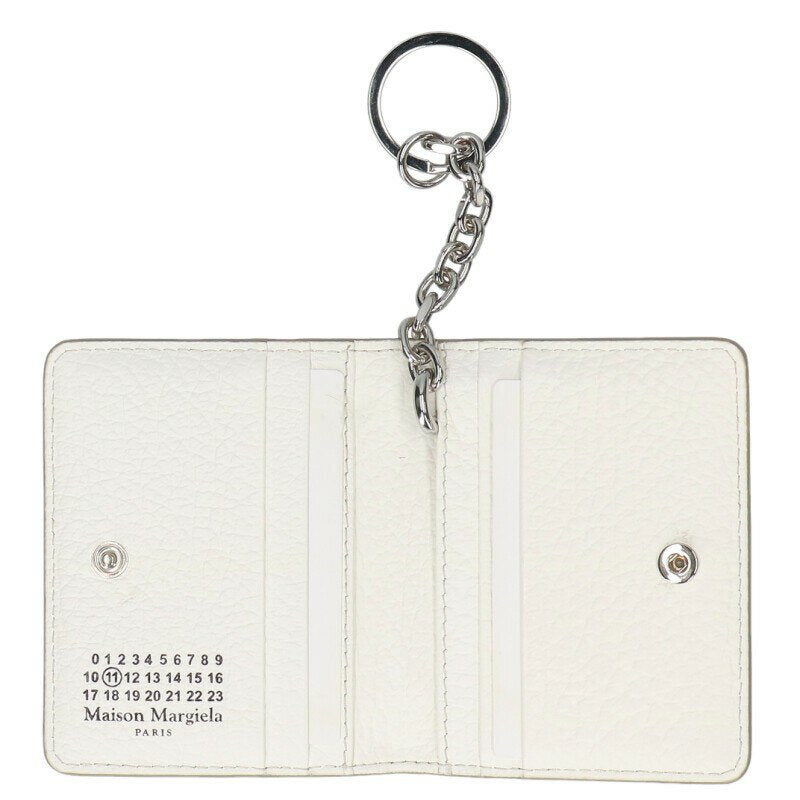 Maison Margiela 4-Stitch Leather Card Case White