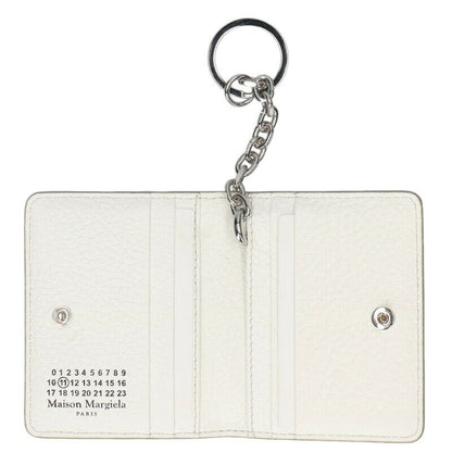 Maison Margiela 4-Stitch Leather Card Case White