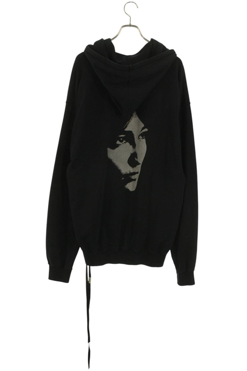 Ann Demeulemeester 25SS Print Hoodie Black Size M
