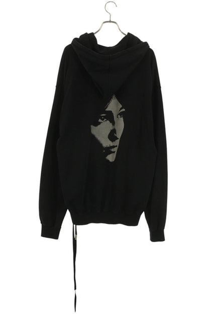 Ann Demeulemeester 25SS Print Hoodie Black Size M