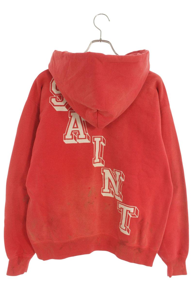 Saint Michael Vintage Hoodie Red Size L