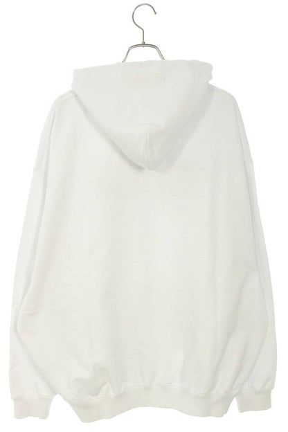 Vetements 23AW WHITE logo embroidery Hoodie White Size S