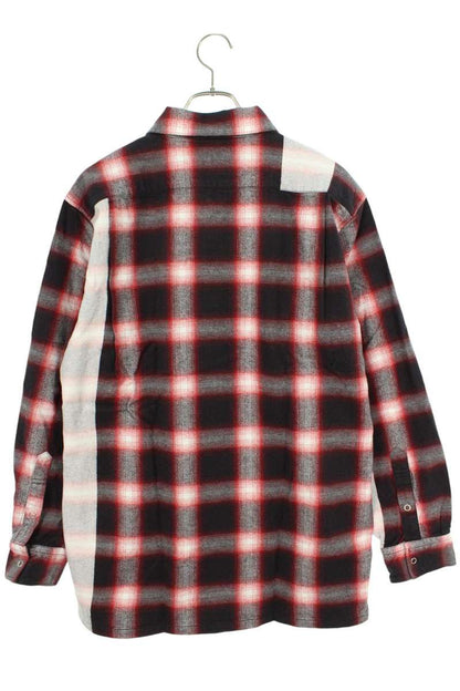 SEQUEL 23AW Long Sleeve Shirt Red x White Size M
