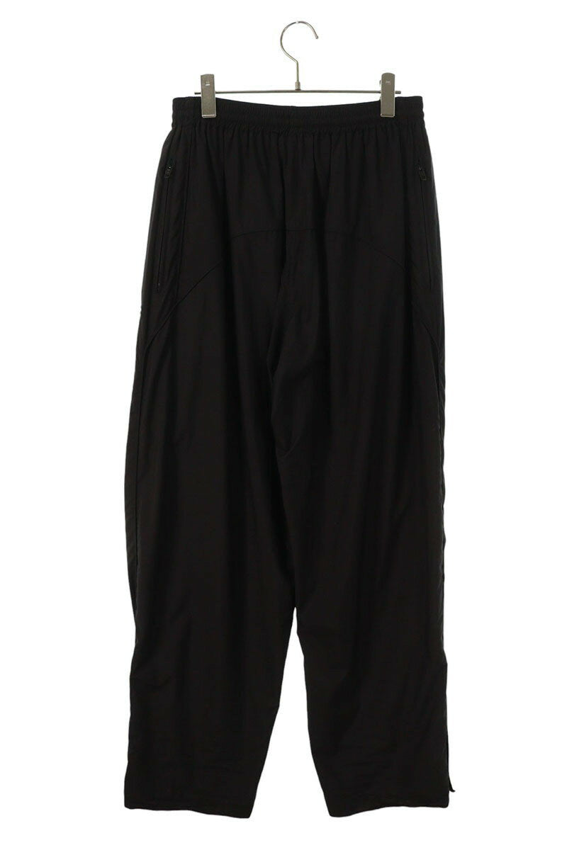 BALENCIAGA 21SS Sporty B Logo Track Pants Black Size 33