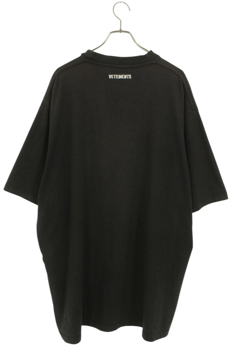 Vetements 16AW Print T-Shirt Black Size M
