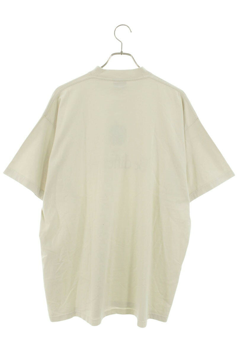 Balenciaga BEDIFFERENT Embroidered T-Shirt Beige Size S
