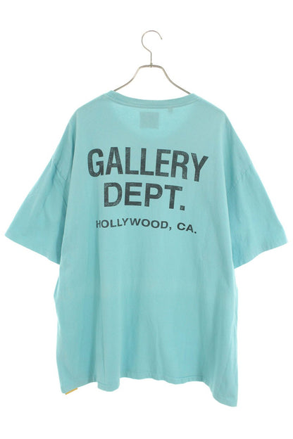 Gallery Dept. Logo Print T-Shirt Blue Size 2XL