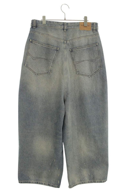 BALENCIAGA Distressed Low-Crotch Jeans Blue Size 30