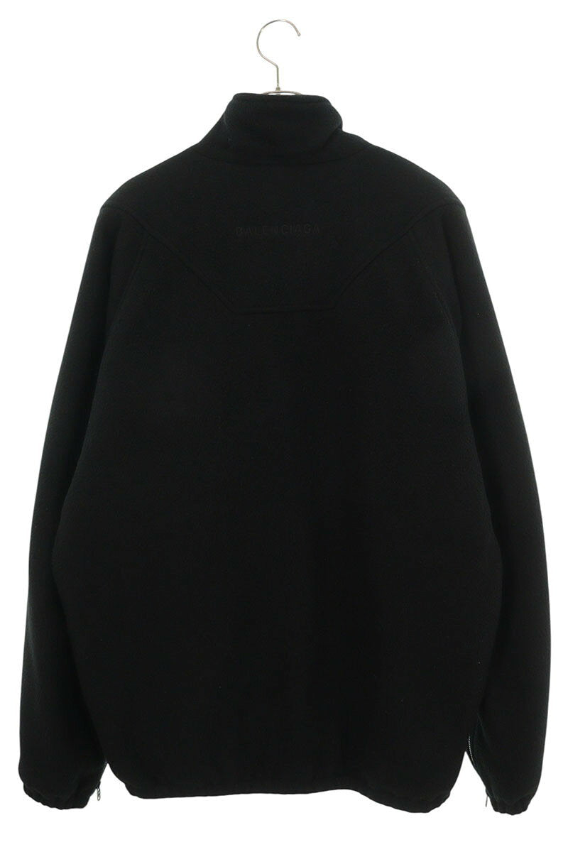 Balenciaga BB Logo Embroidered Blouson Black Size XS