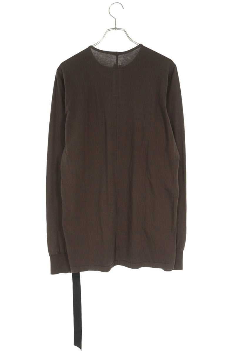 DRKSHDW 25AW Logo Print Long Sleeve T-Shirt Brown Size M
