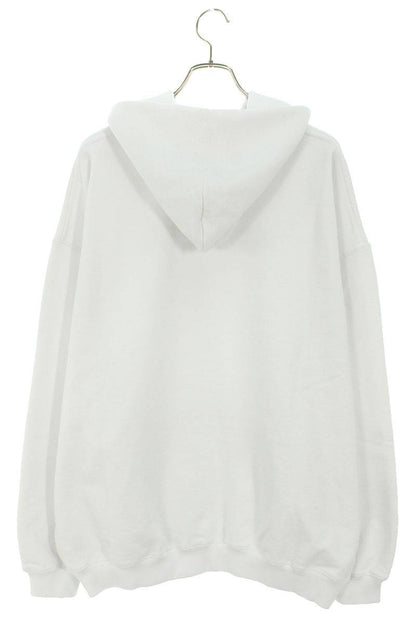 Vetements 24SS Logo Print Hoodie White x Blue Size S