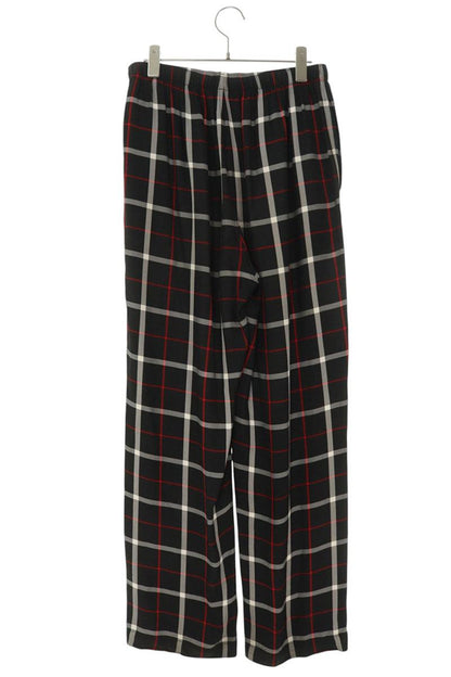 Balenciaga Wide Long Pants Black x Red Size 32