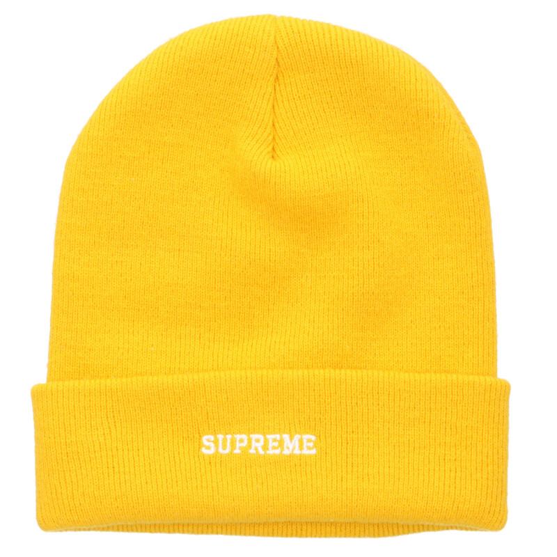 Supreme x AW Acrylic cuffed Beanie AT 18AW Logo Embroidered Beanie Size ONE SIZE