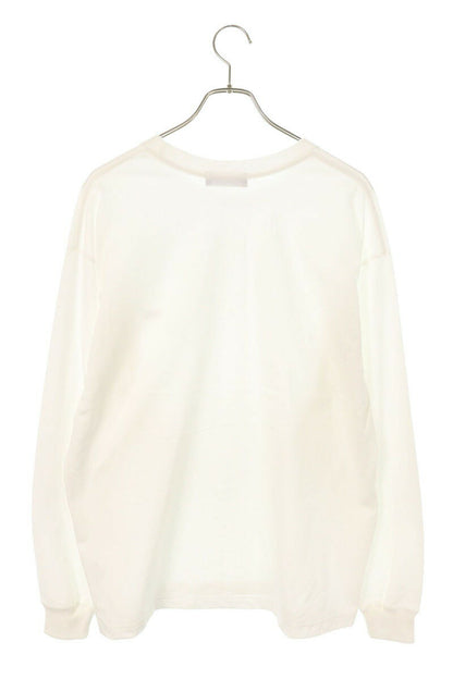 GOD SELECTION XXX Logo Patchwork Long Sleeve T-Shirt White Size L