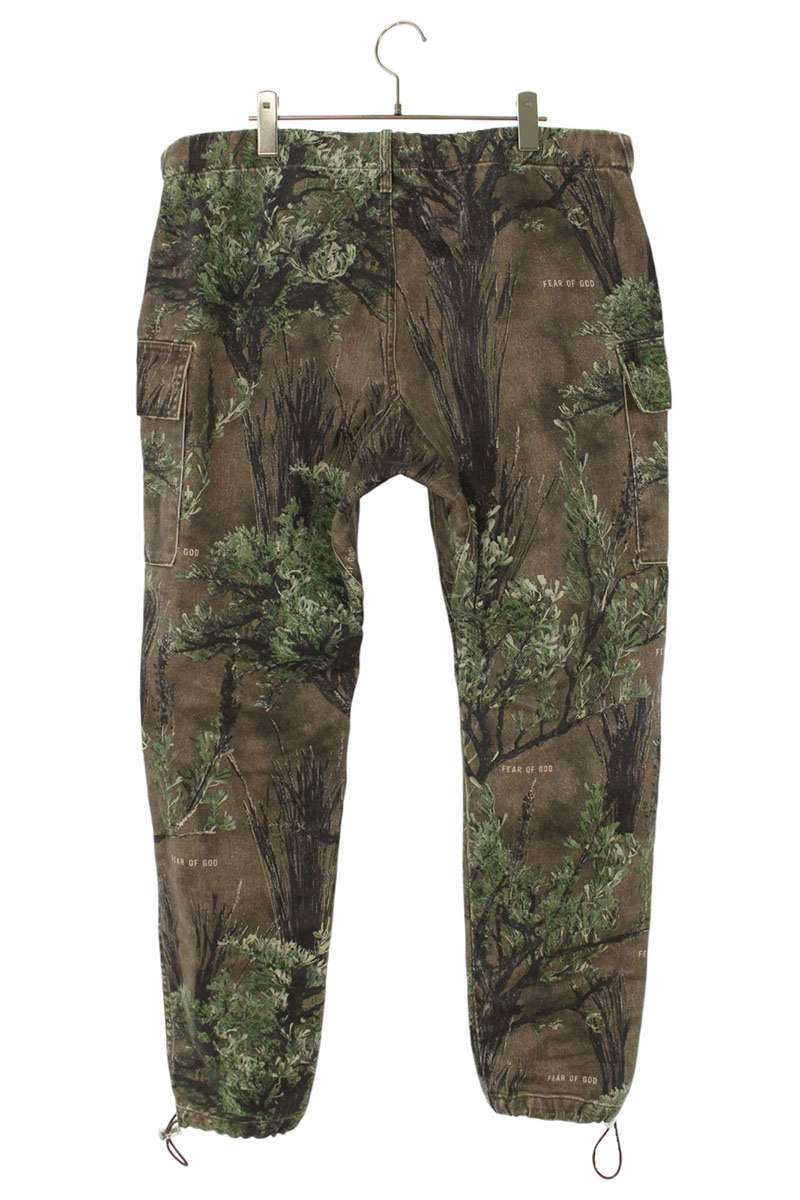 Vintage Fear of God Bottoms - FEAR OF GOD Camo Long Pants Size 32 - Authentic Archive