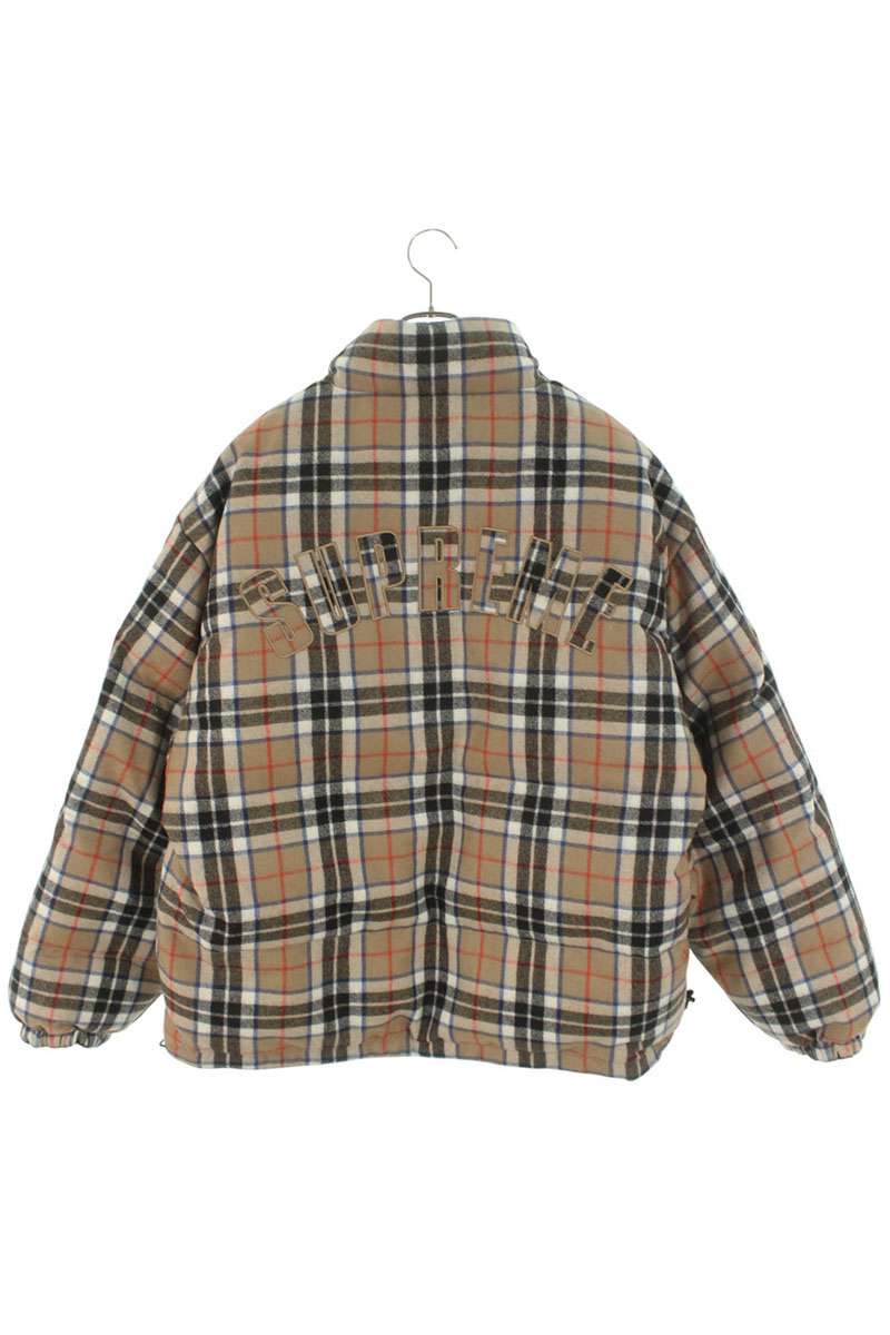 Supreme 24AW Reversible Puffer Jacket Fur Blouson Beige x Black Size XL