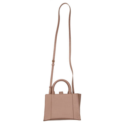 Balenciaga Hourglass 2-way leather shoulder bag Pink One Size
