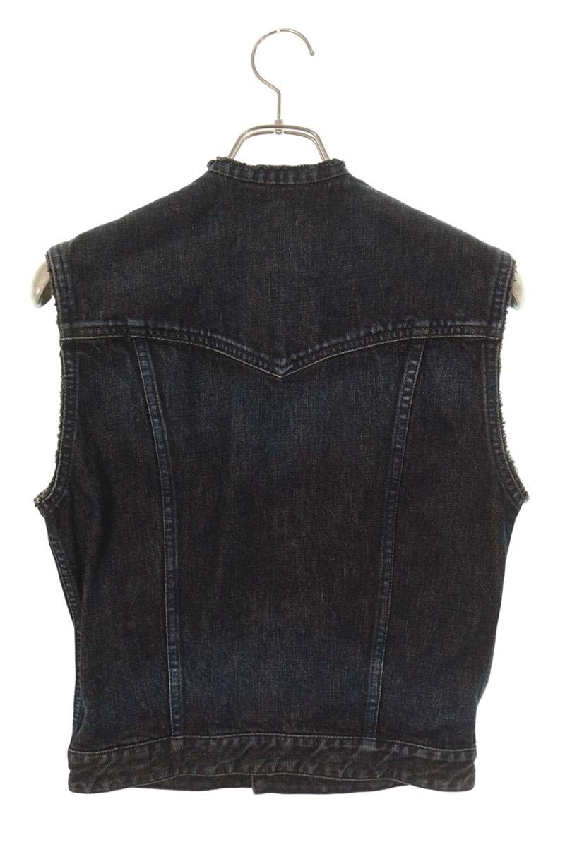 Saint Laurent Paris Denim Vest Blue Size XS