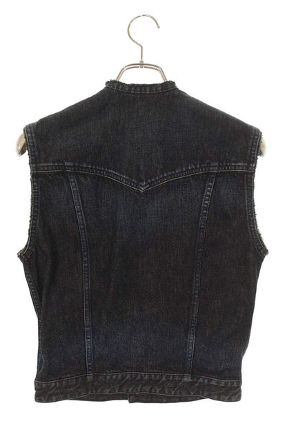Saint Laurent Paris Denim Vest Blue Size XS