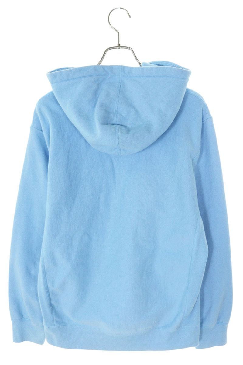 Supreme 19AW Bandana Box Logo Hooded Sweatshirt Blue Size L