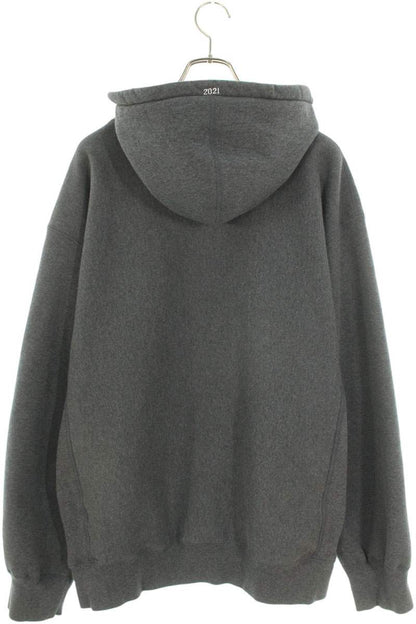 Supreme 21AW Box Logo Hooded Sweatshirt Gray Size XL