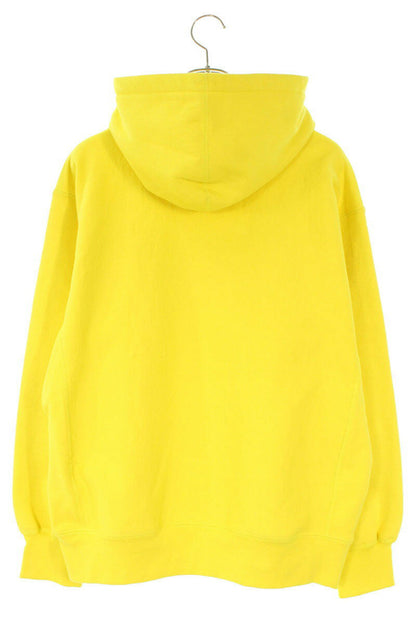 Supreme 20AW Cross Box Logo Hooded Sweatshirt Yellow Size M