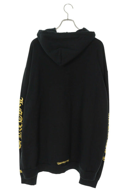 Chrome Hearts WWW.CHROMEHEARTS.COM HOODIE Black x Gold Size XXL