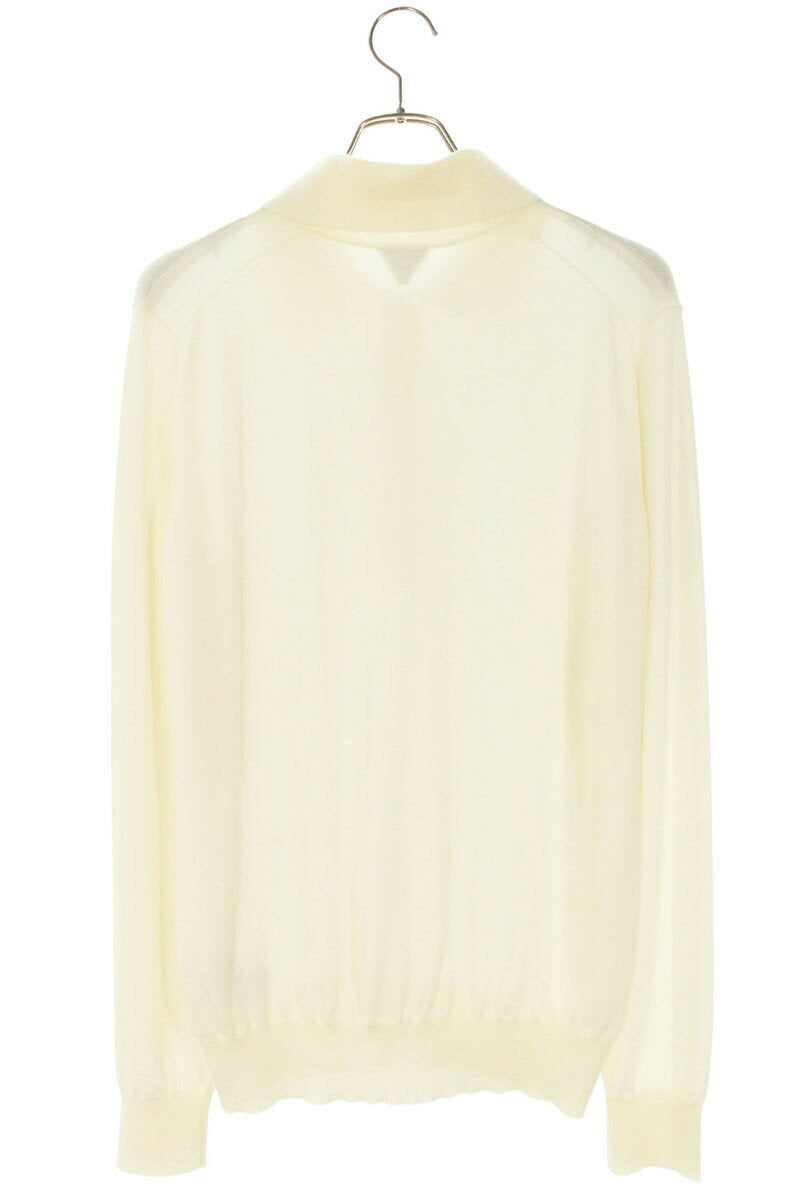 Bottega Veneta 25SS Polo Long Sleeve T-Shirt White Size XS