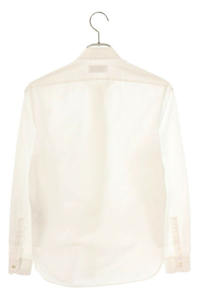 Saint Laurent Paris Cotton Long Sleeve Shirt White Size XS